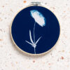 Cyanotype borduurring klaproos_01